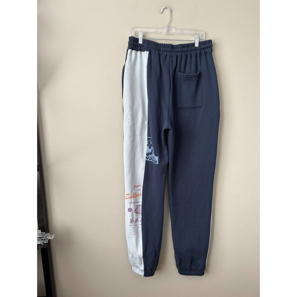 Jungles Endless Leisure Men’s Sweatpants Size XL Blue Graphic Print - Picture 11 of 11